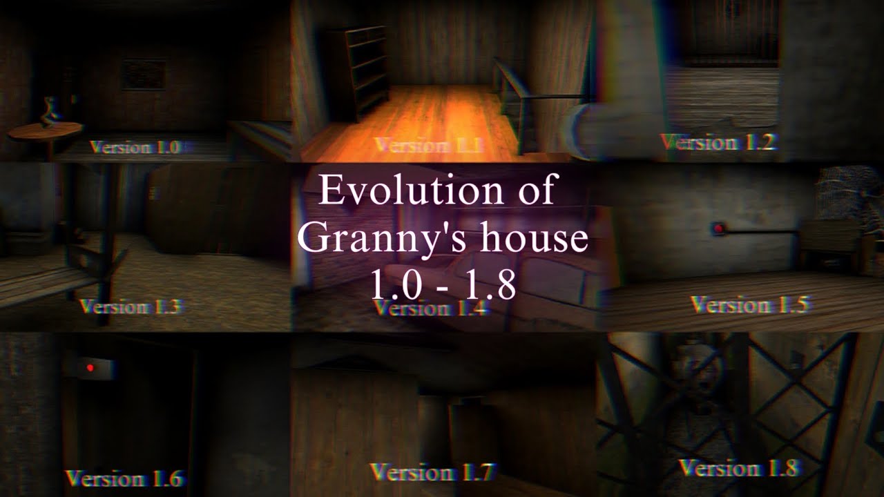 Exploring the Secrets of Granny - Evolution of Granny's House (1.0-1.8) #2