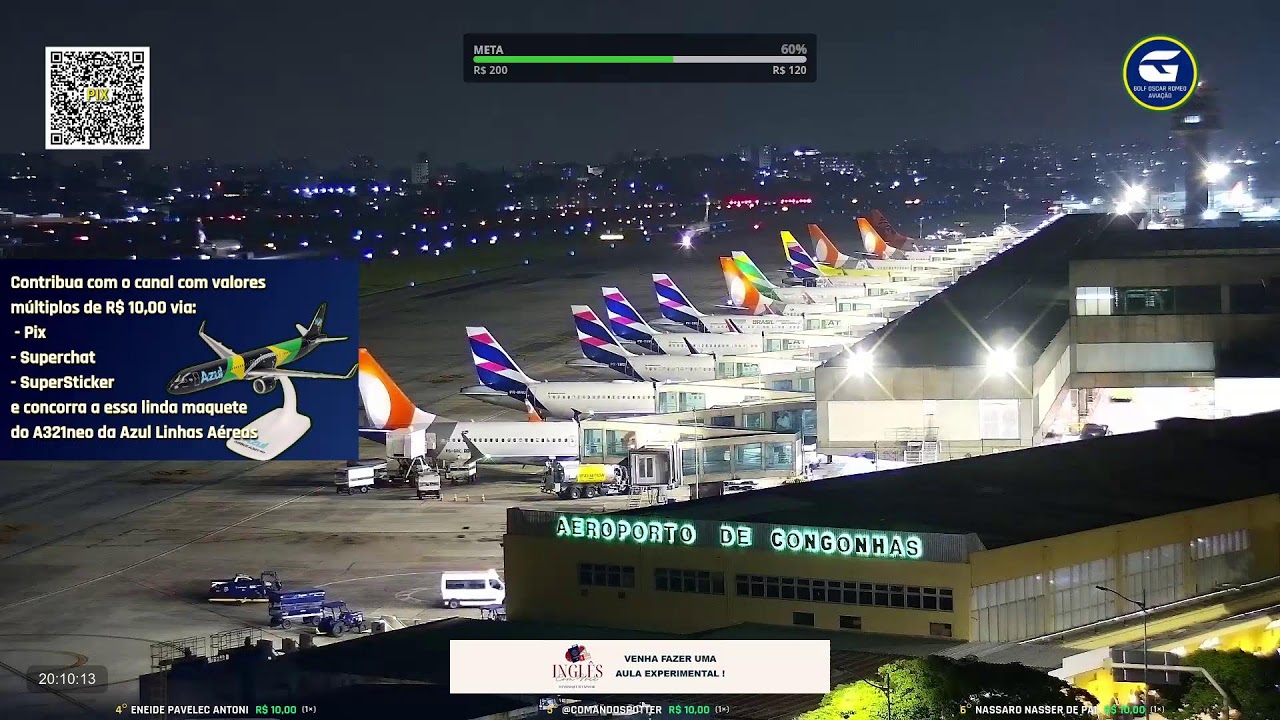 SBSP LIVE #2 - Aeroporto de S&atilde;o Paulo AO VIVO - CGH Airport - 20/02 Manh&atilde;