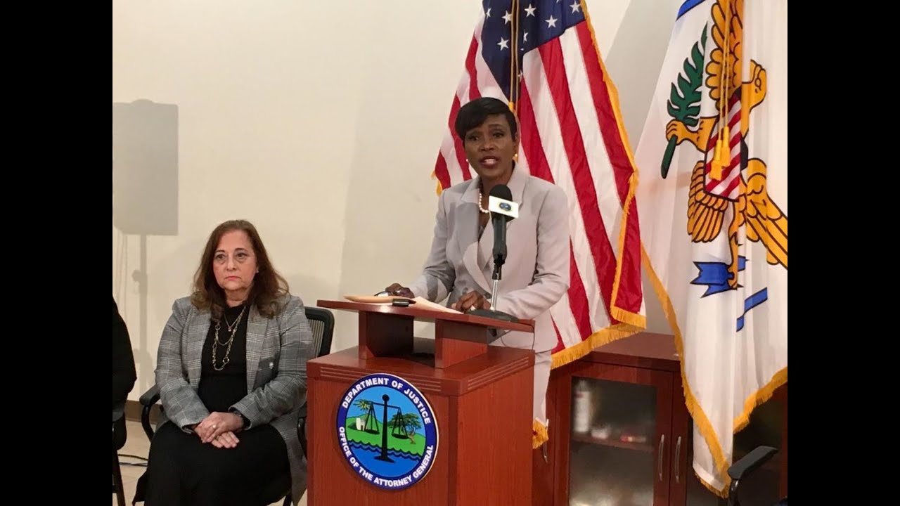 V.I. Dept. of Justice: Lawsuit against estate of Jeffrey Epstein Press Conference - January 15, 2020