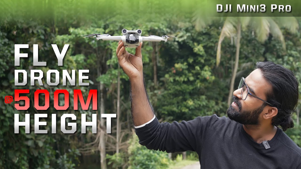 Fly drone at 500M height | English subtitle | Dji mini3 pro increased altitude