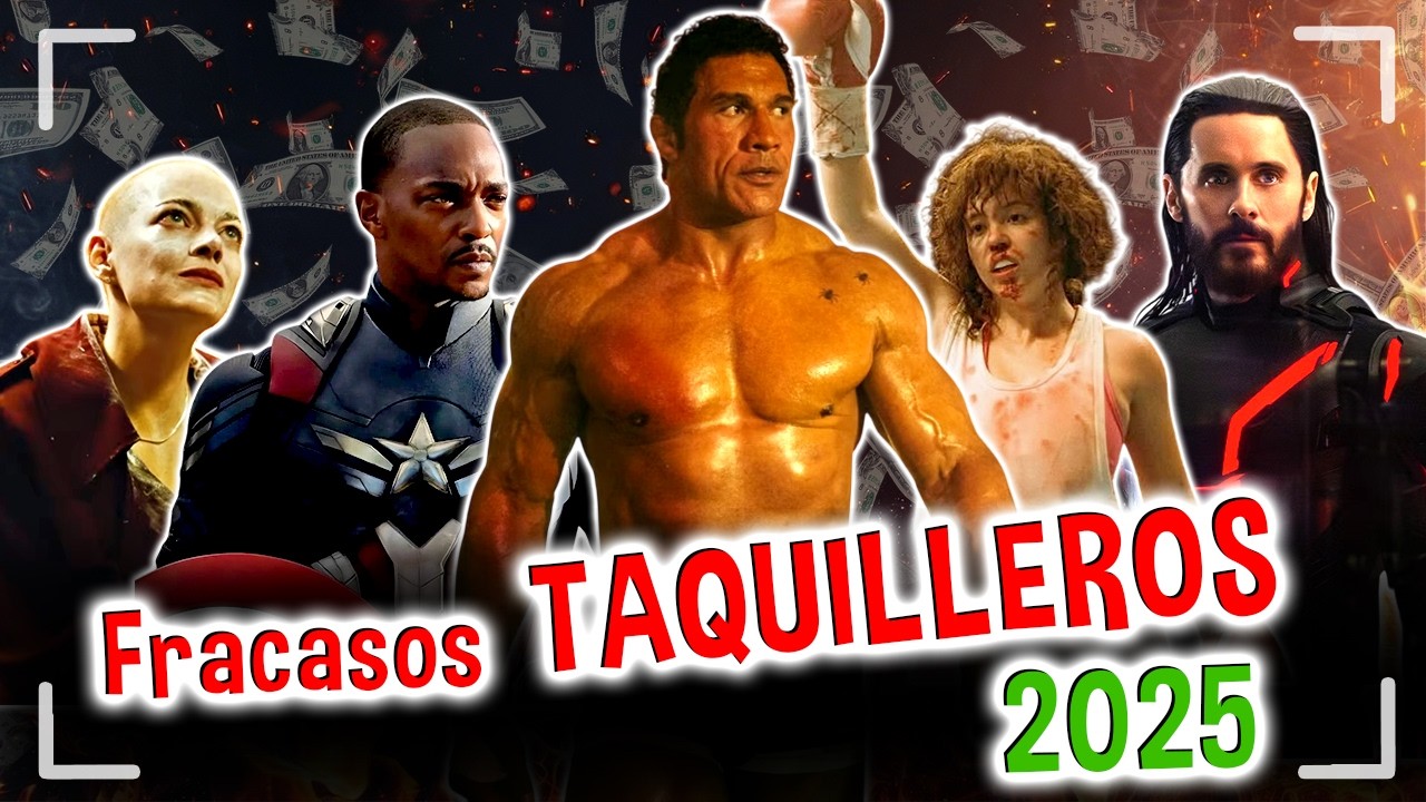 Los 20 Mayores FRACASOS TAQUILLEROS del 2025