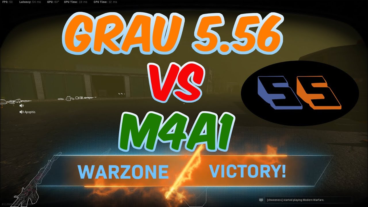 **NEW** Warzone: Grau 5.56 VS M4A1 (All 3 variants)