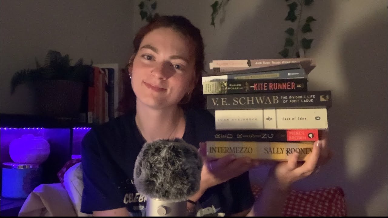 ASMR book haul! (book triggers, whispered)
