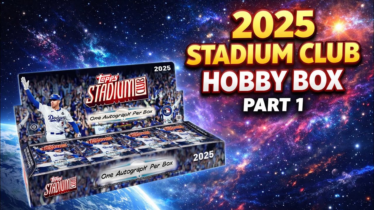 I Bought 4 Stadium Club Hobby Boxes… Here’s Part 1 🔥📸
