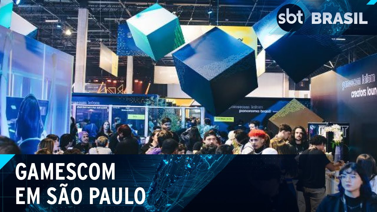 Gamescom: S&atilde;o Paulo recebe maior evento de games do mundo pela primeira vez | SBT Brasil (28/06/24)