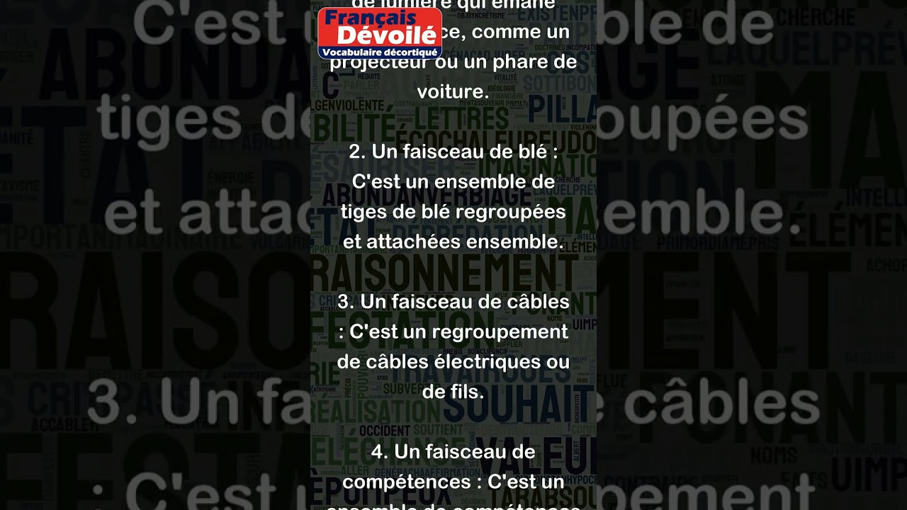 Faisceau