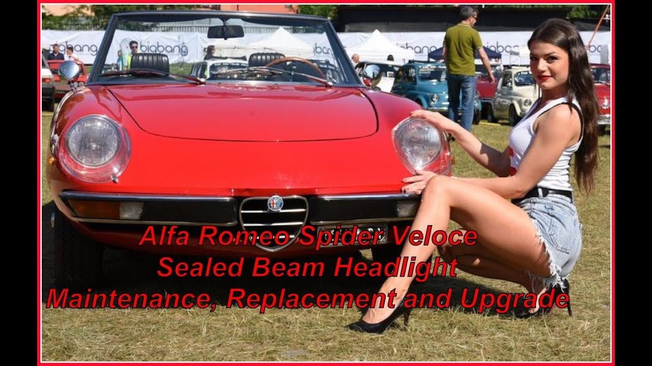 1981 Alfa Romeo Spider Veloce, Sealed Beam Headlight Maintenance/Replacement or Upgrade