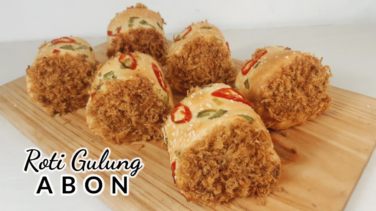 RESEP ROTI GULUNG ABON SUPER LEMBUT TANPA TELUR DENGAN OVEN TANGKRING | FLOSS ROLL BREAD