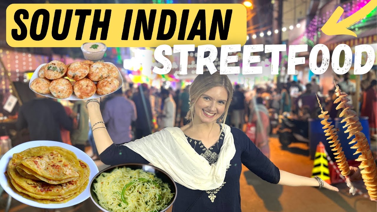 FIRST TIME TRYING SOUTH INDIAN STREETFOOD at VV PURAM STREET! ▹JenniJi