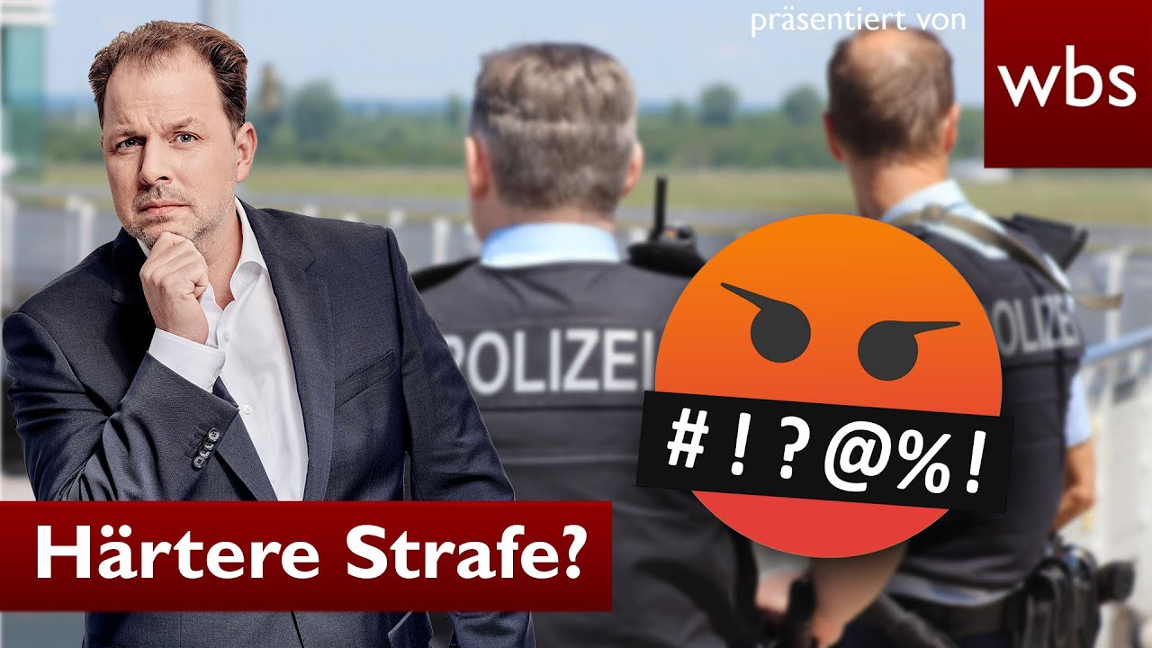 Polizisten beleidigen wird härter bestraft: Stimmt das? | Anwalt Christian Solmecke