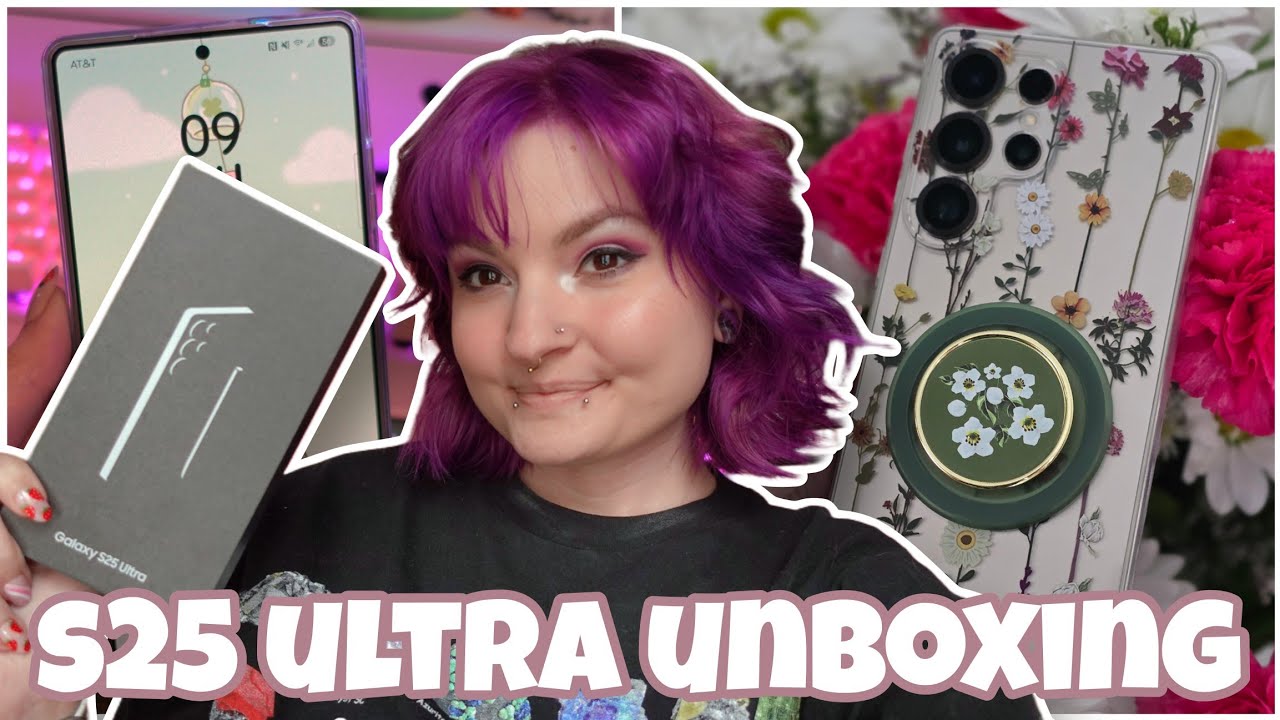 unboxing & customizing the s25 ultra✨🌸