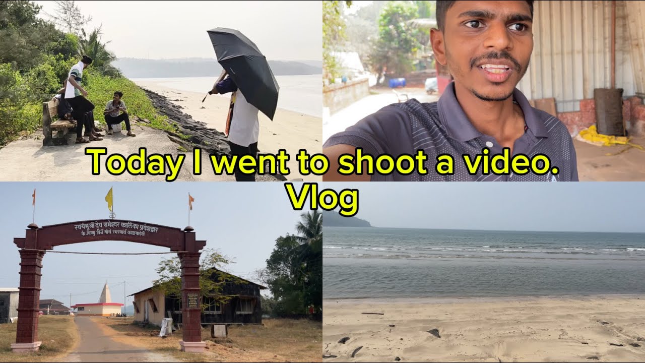 आज गेलो वीडियो शूट करायला कळबादेवी बीचवर | vlog darpan dorlekar