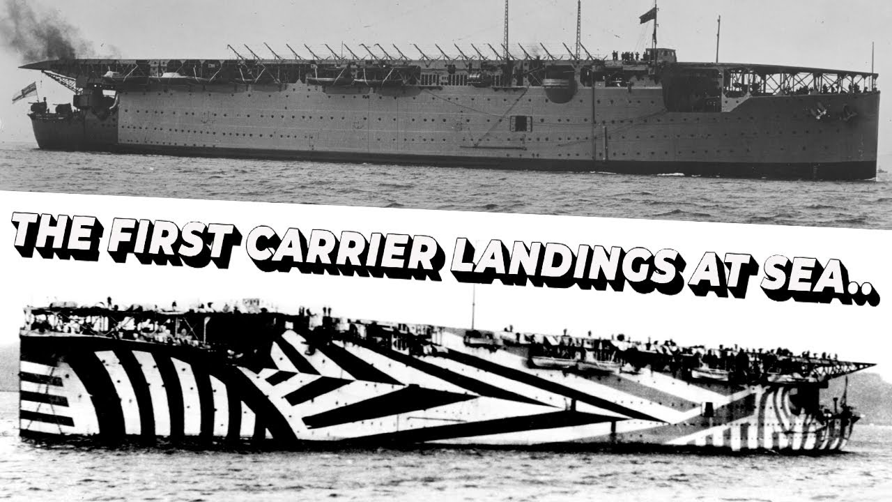 The First Carrier Landings at Sea - Thanks to HMS Argus | History 4K