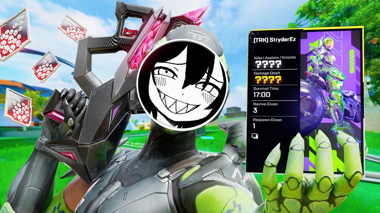 DROPPING A 20 BOMB IN SOLO QUEUE RANKED ON APEX LEGENDS