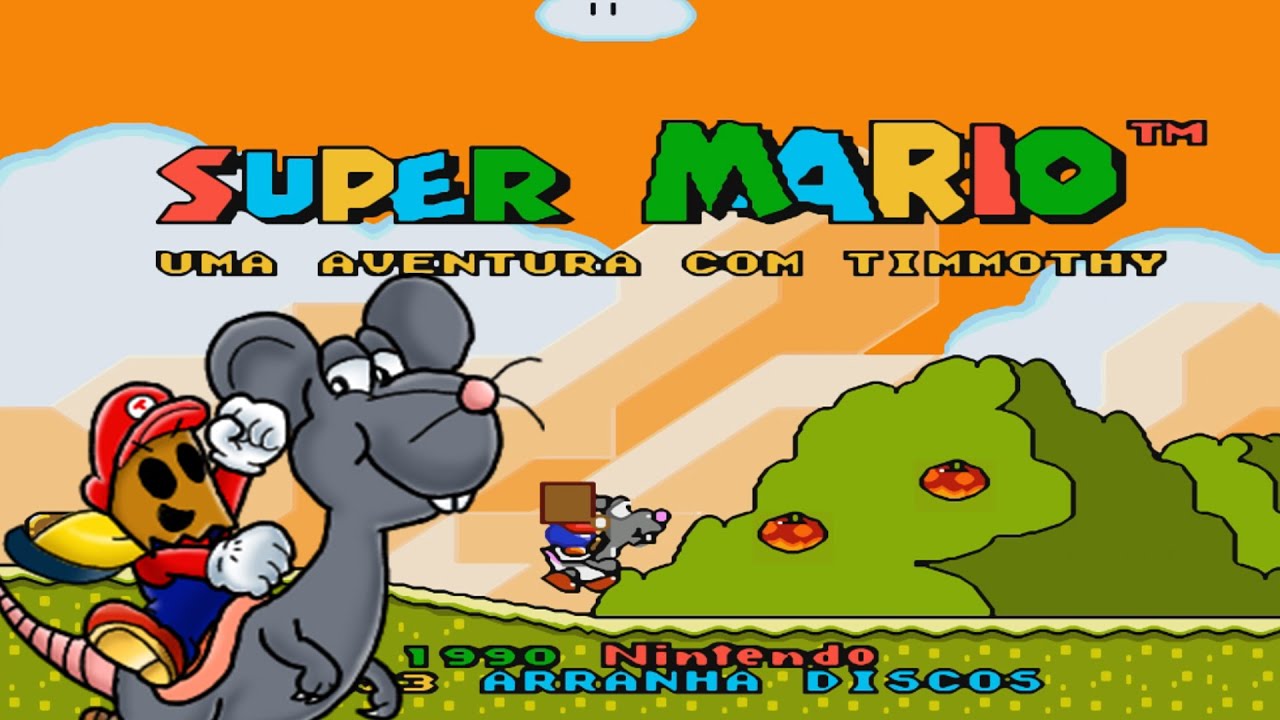 Uma Aventura com Eu Faria Videos no Super Mario World a Hack #supermario