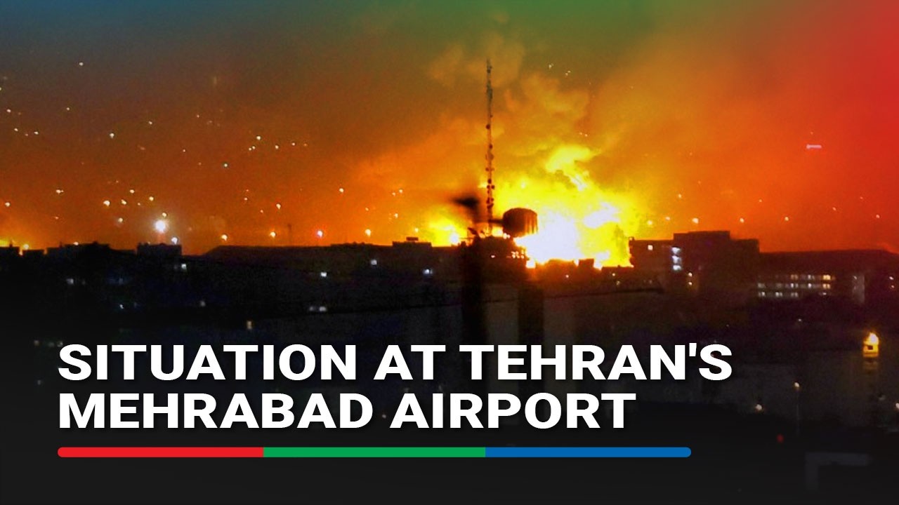 Fire, smoke seen in direction of Tehran’s Mehrabad Airport after reports of air attacks