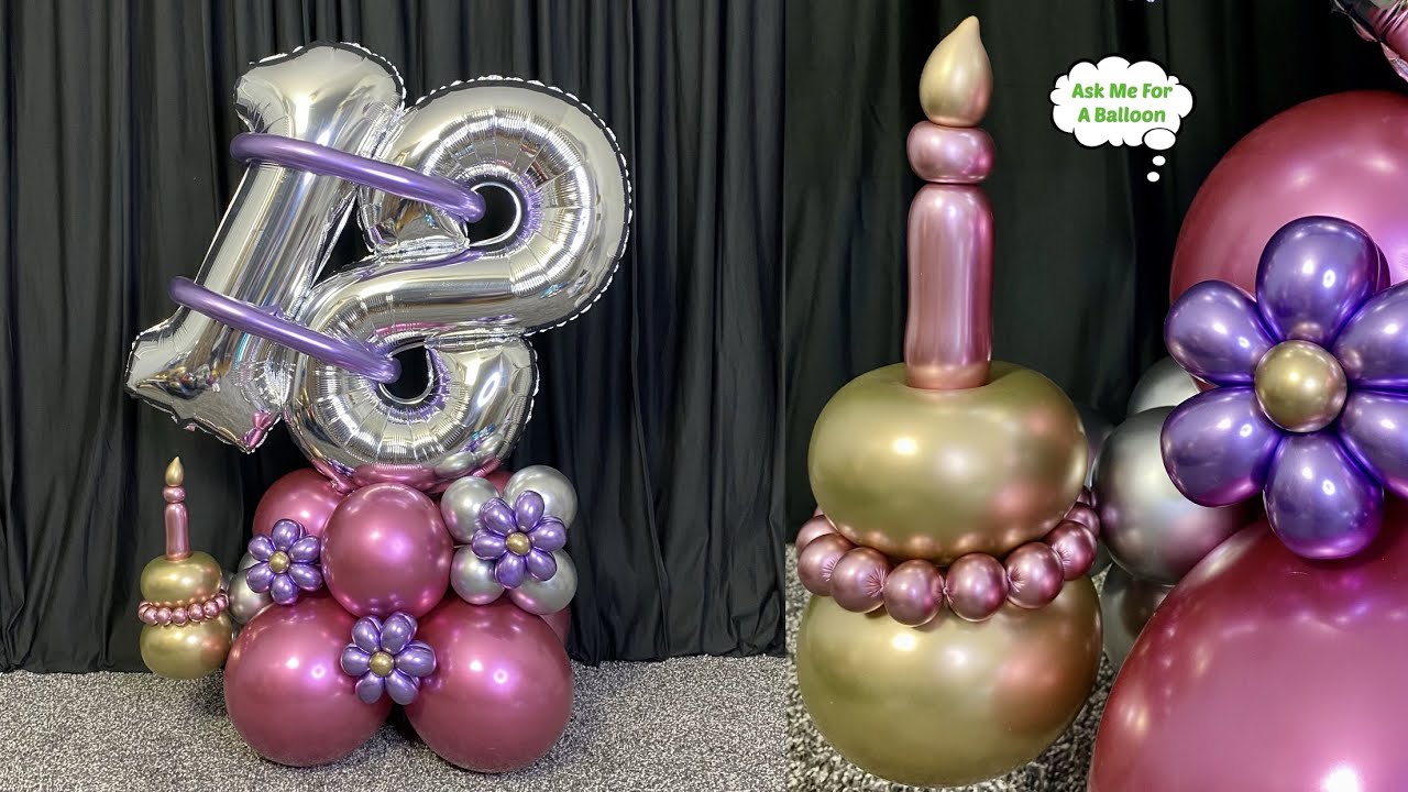 Balloon Bouquet 18th Birthday