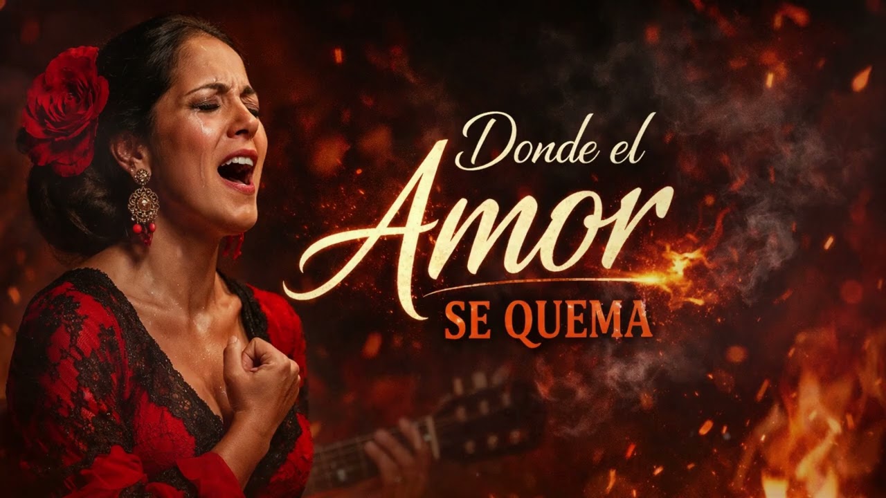 Donde el Amor se Quema | Flamenco Doloroso | Balada Flamenca con Voz de Mujer