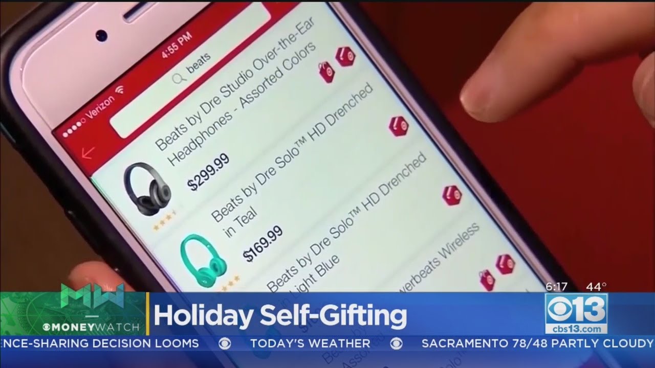 Moneywatch: Holiday Self-Gifting