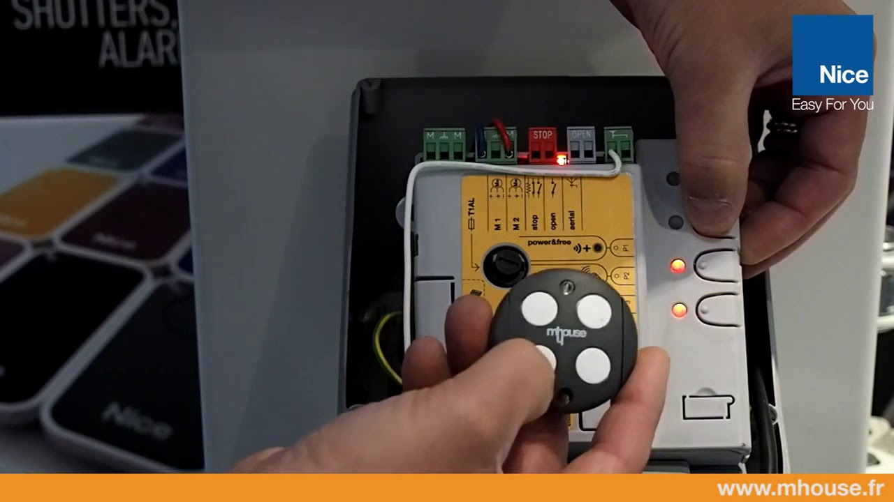 5. Effacer une télécommande en mode 2 sur une motorisation sans fil