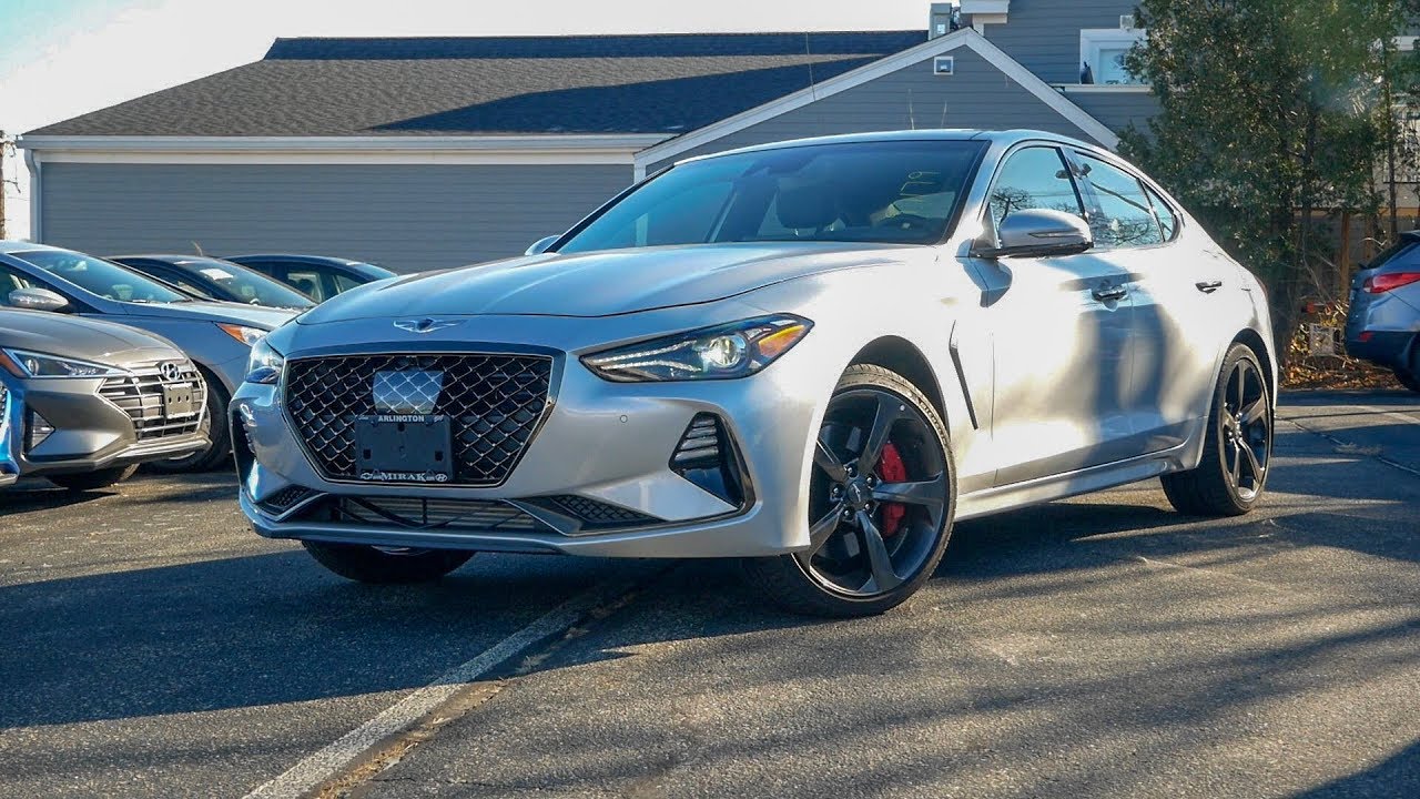 2019 Genesis G70 3.3T Sport Review - Start Up, Revs, and Walk Around