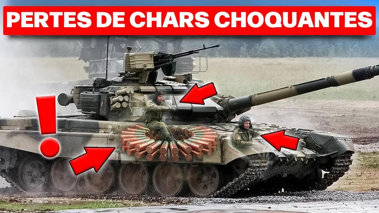 Les chars russes en Ukraine sont &agrave; bout... Voil&agrave; pourquoi