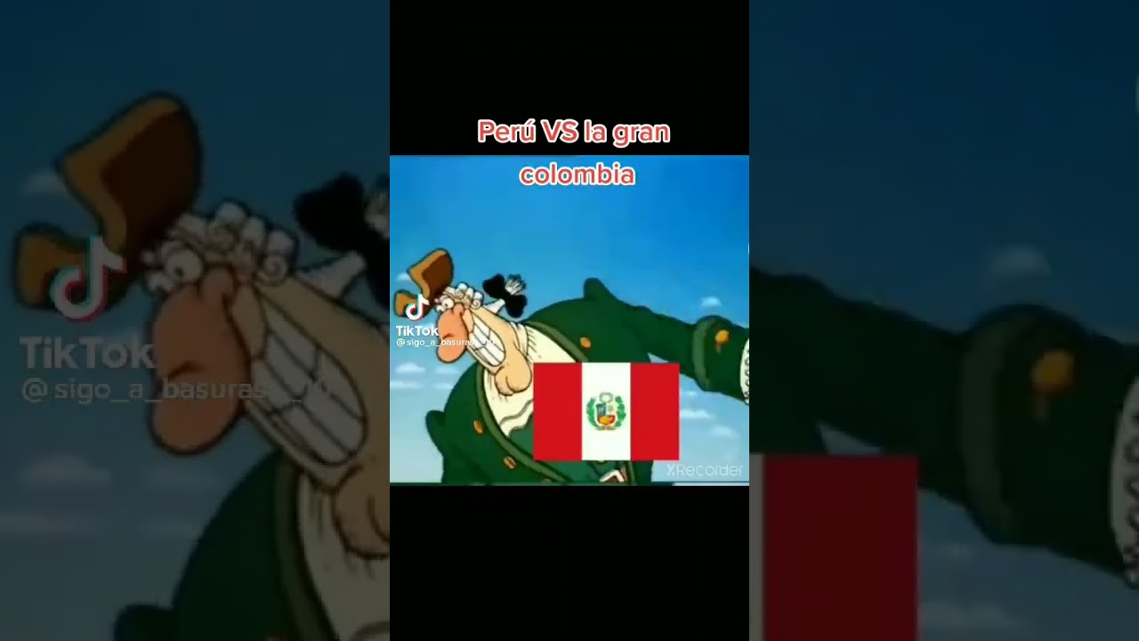 La guerra de Per&uacute; y la gran Colombia