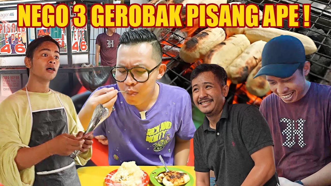 NEGO 3 GEROBAK YG BERLOMBA BUKA AWAL  DI JADIKAN PRASMANAN BUAT WARGA !