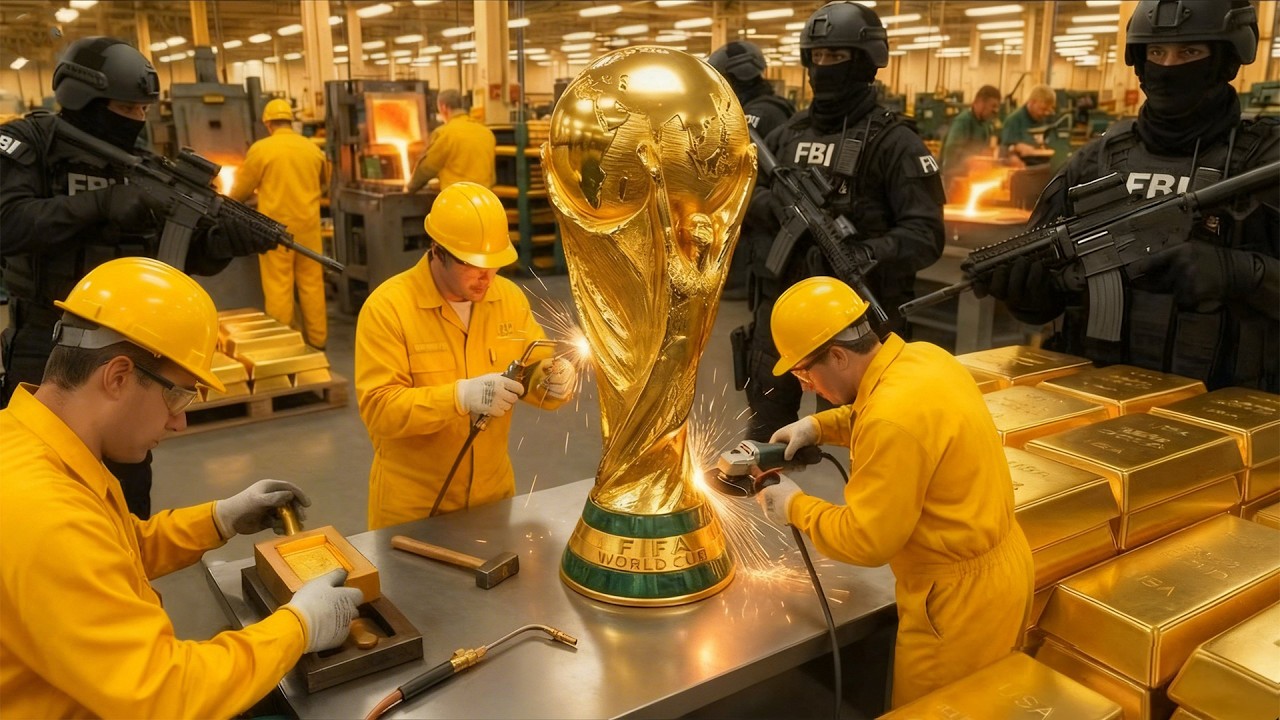 Inside the $20M Gold Legend: The Exact Casting Process Behind the FIFA World Cup 2026 (Full Process)