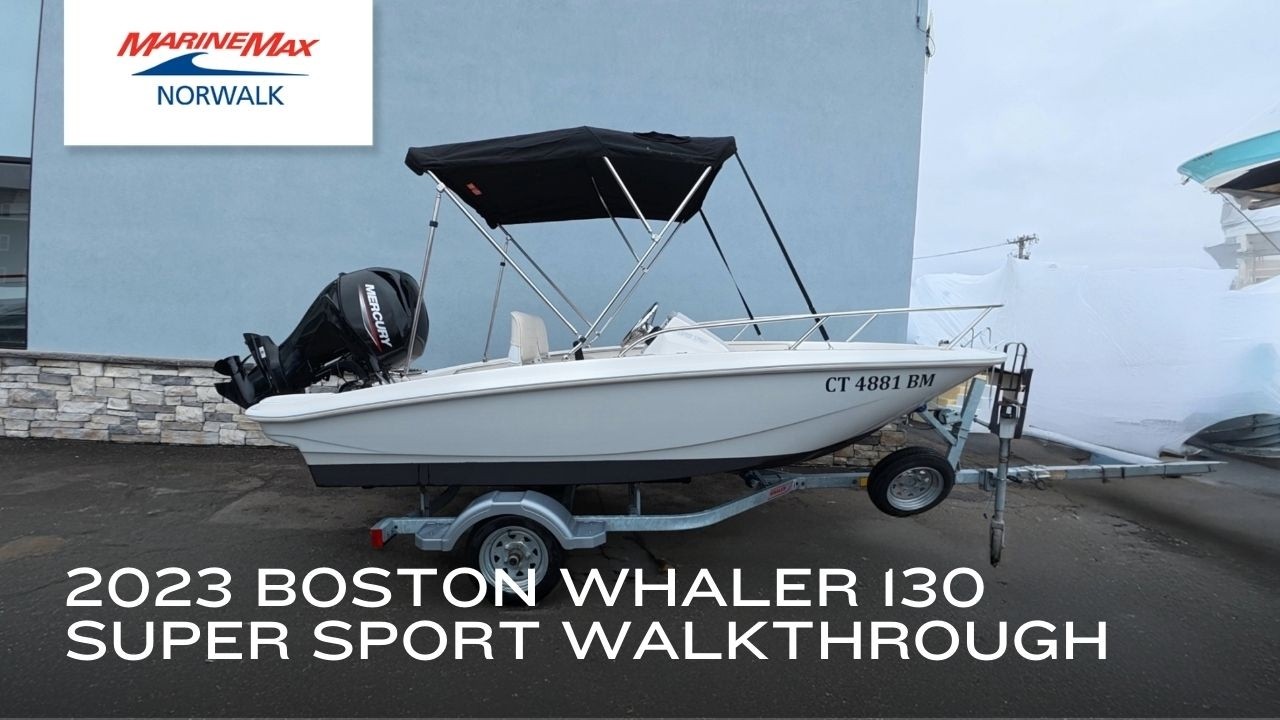 Продается катер Boston Whaler 130 Super Sport 2023 года выпуска в MarineMax, Норволк, Коннектикут.