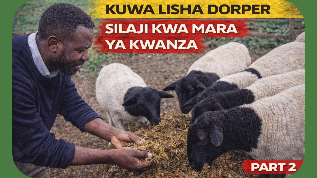 Kondoo Wangu Wanajaribu Silaji kwa Mara ya Kwanza | Je Wataipenda?|Ufugaji wa kondoo wa Dorper