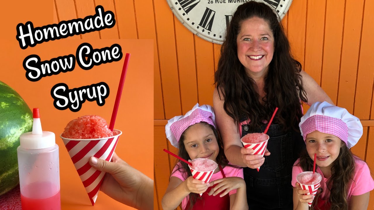 Homemade Snow Cone Syrup with Kool Aid