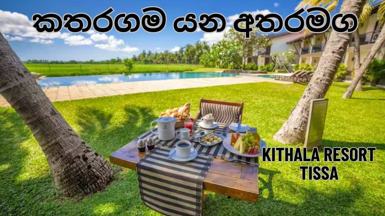 වෙල අද්දර සිසිල් උයන, කතරගම සුපිරි හොටෙල් එක | Kithala Resort Tissa | Hotels in Tissa Katharagama