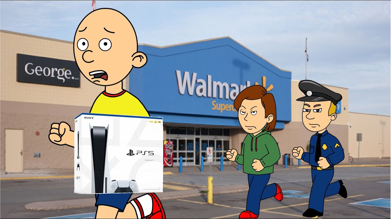 Caillou Steals A PS5 From Walmart
