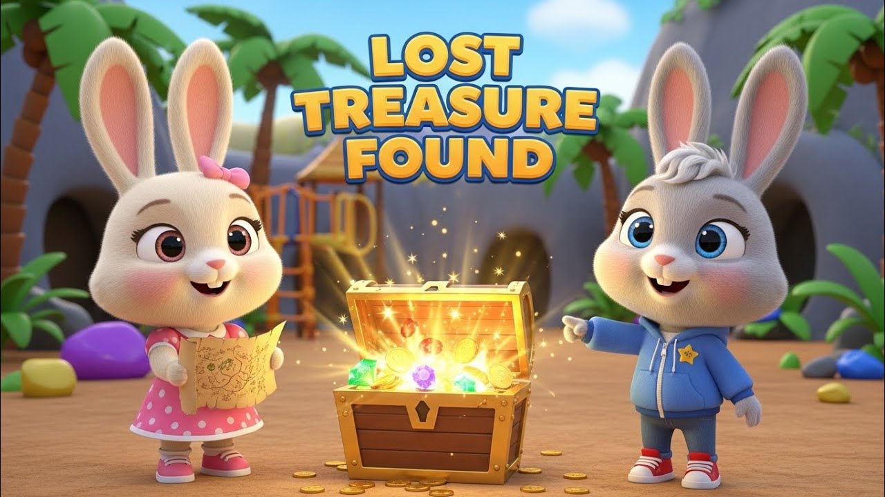 😲 Treasure Map Leads to LOST GOLD! | Kids Cartoon Adventure