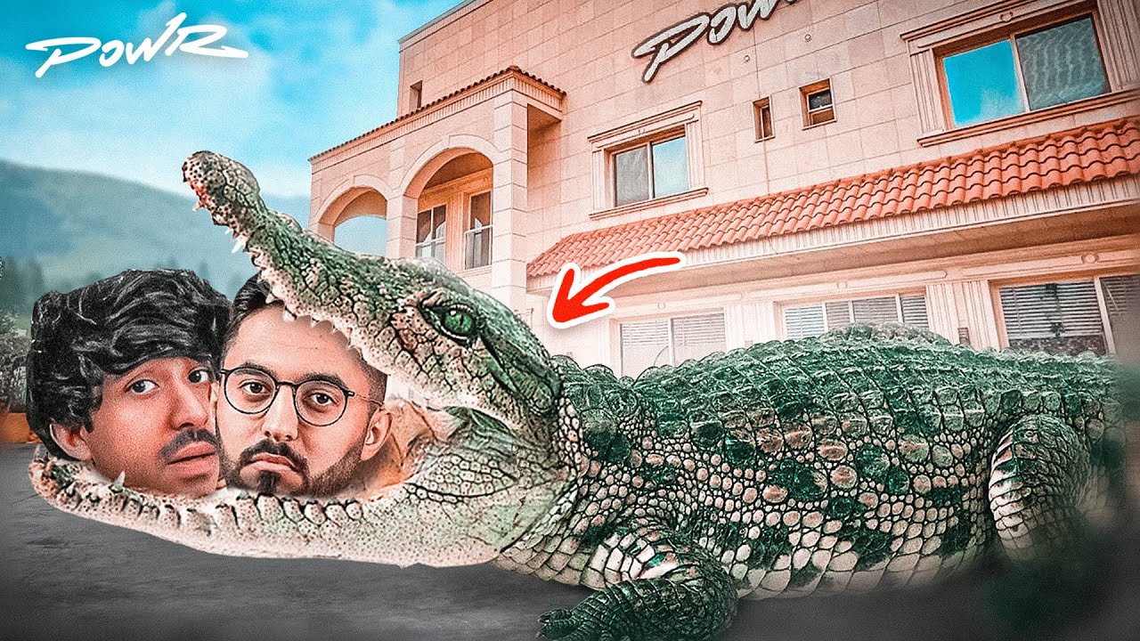 تمساح في فلة باور 😨