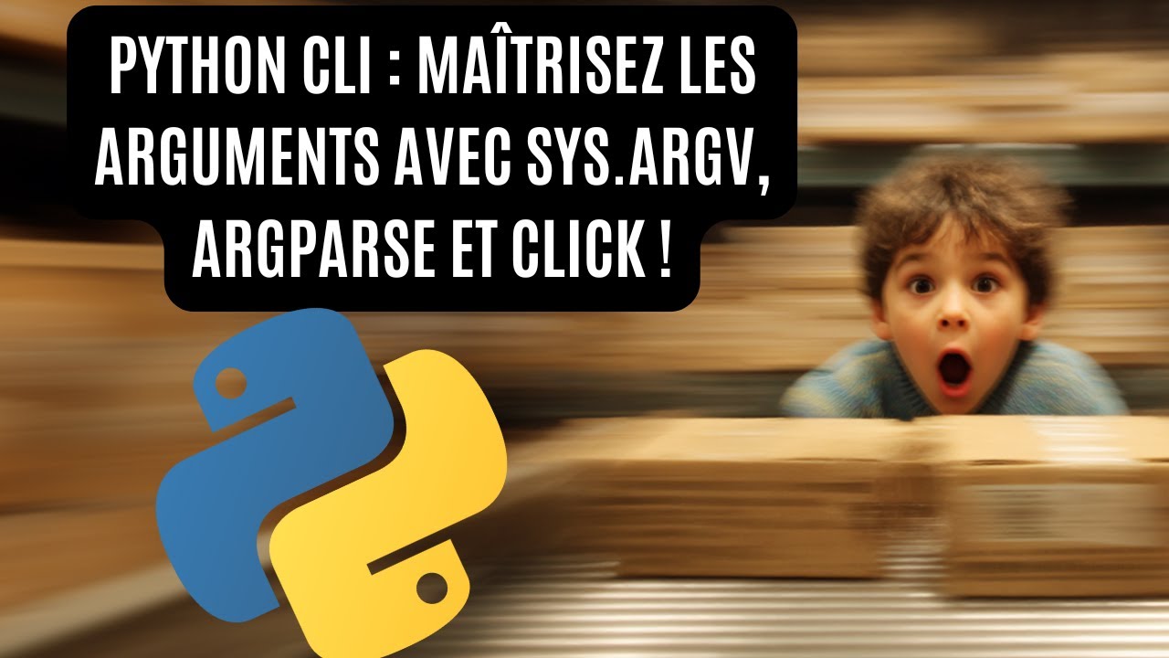 Python CLI : Maîtrisez les arguments avec sys.argv, argparse et click !