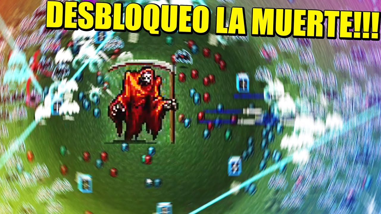 CONSIGO MATAR A LA MUERTE Y LA DESBLOQUEO COMO PERSONAJE - VAMPIRE SURVIVORS | Gameplay Español