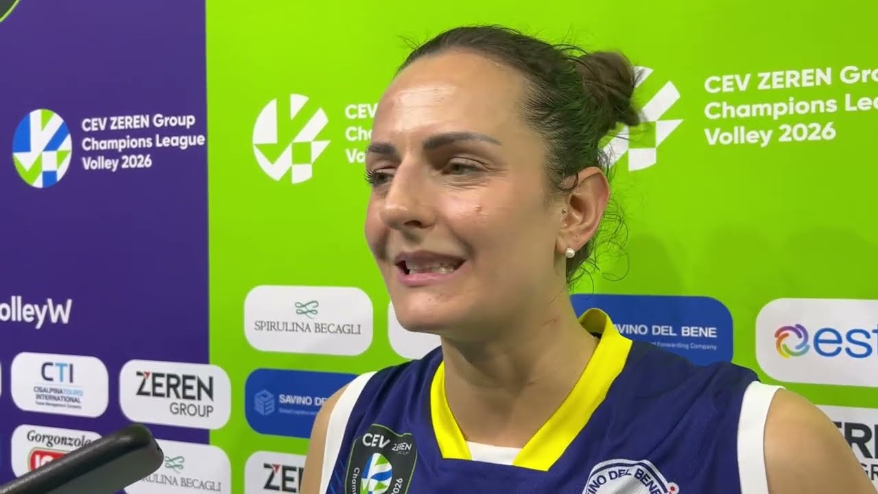 Caterina Bosetti dopo la vittoria 3-0 contro il Fenerbahçe Medicana Istanbul
