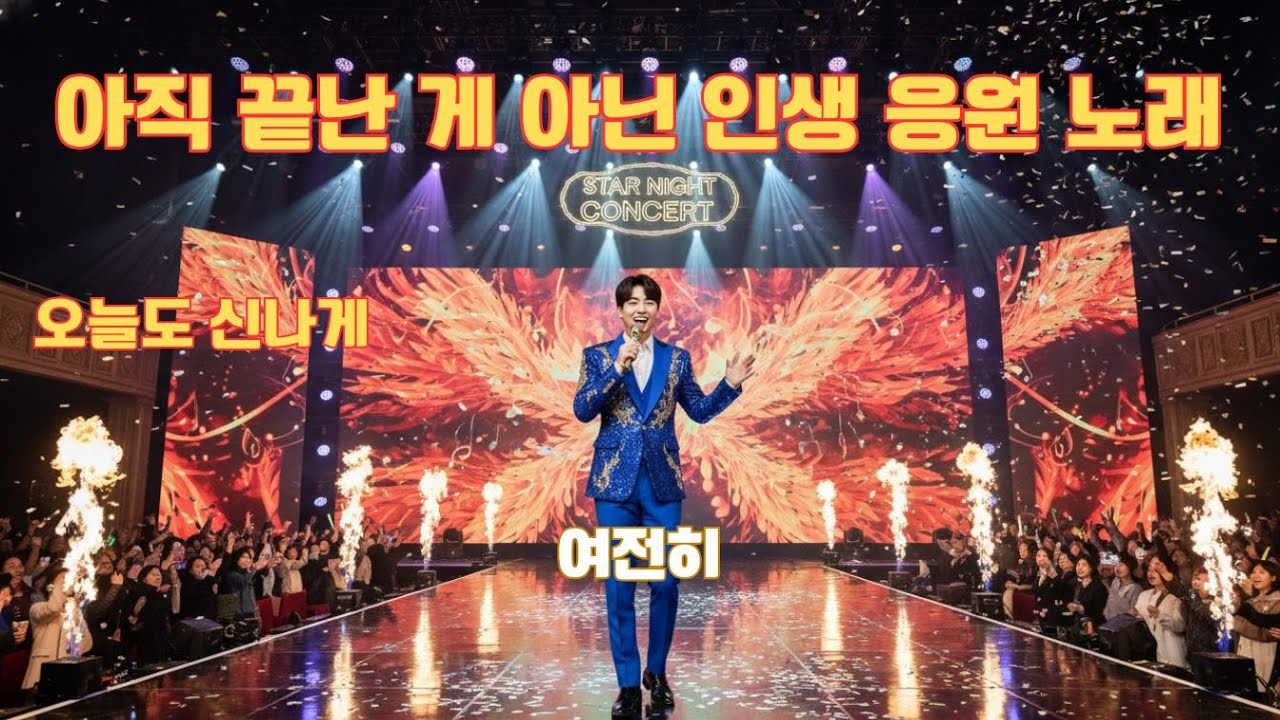 [신나는 트로트] 여전히 🔥 포기 안 하는 신나는 트로트 | 아직 끝난 게 아닌 인생 응원 노래 #신나는트롯  #최신트로트 #세미트로트
