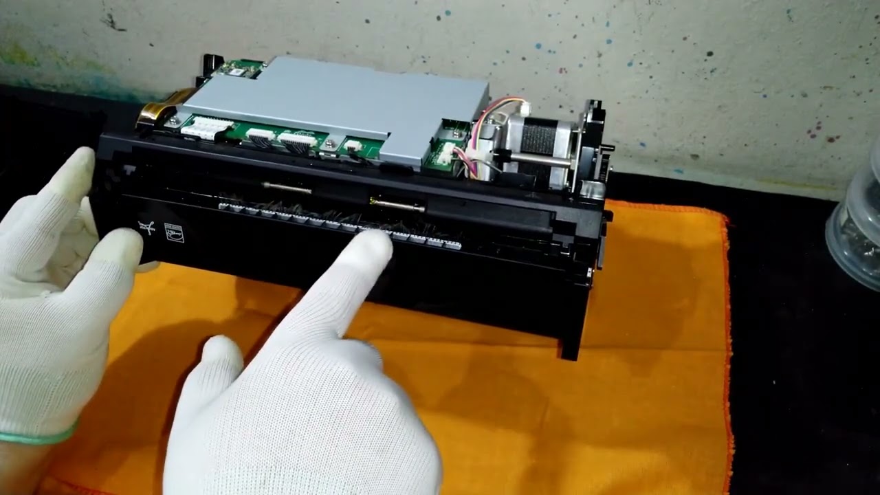 Troca dos Roletes de tração derretidos Scanner Fujitsu  ix500