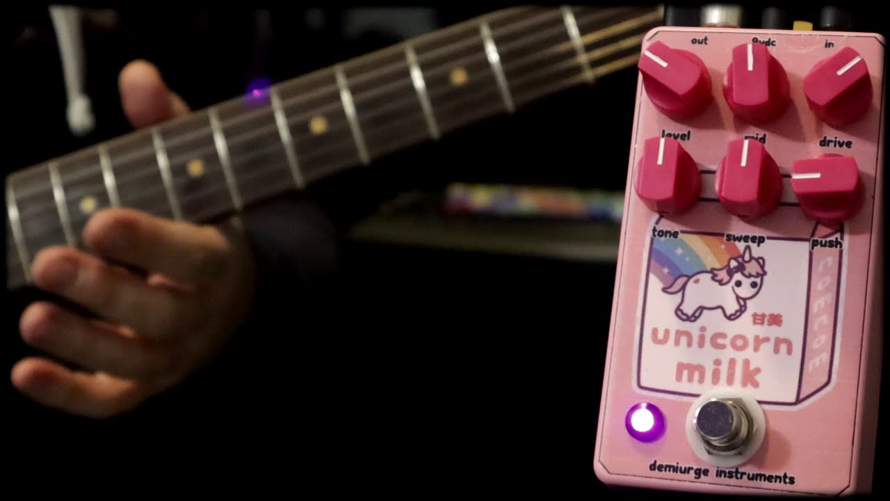 Demiurge Instruments Unicorn Milk guitar pedal
