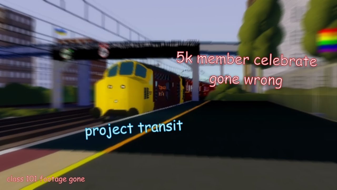 ROBLOX Project Transit - 5K Group Members Celebration Gone Wrong!