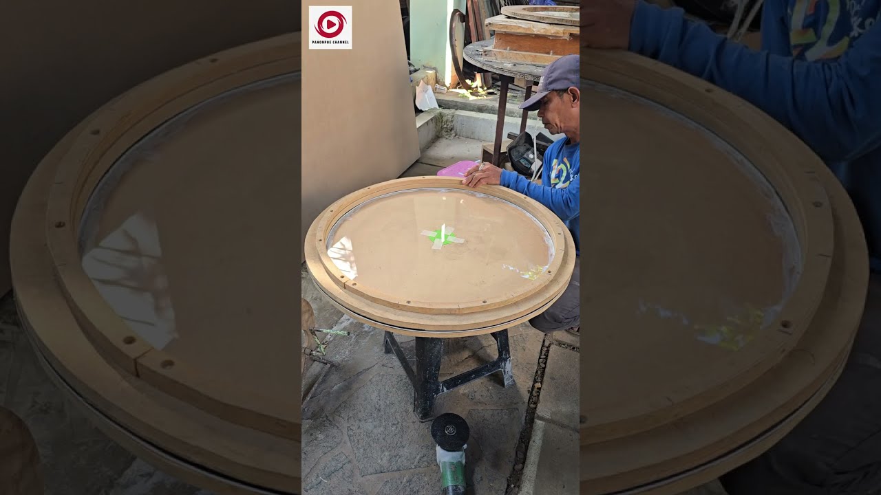 Membuat Dome Akrilik 60cm Lagi #acrylic #dome #diy #viral #reels #trending #