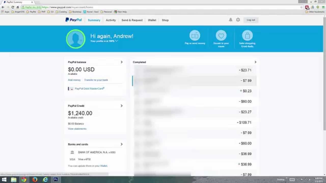 How to View PayPal Transaction History with Running Balance