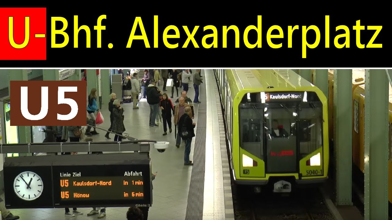 U Bahn Berlin: U-Bhf Alexanderplatz  (November 2013)