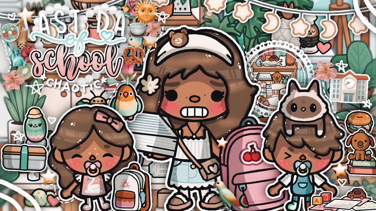 *AESTHETIC* Last day of School 🏫🍵🌺🌟 || *VOICED* 🎙|| Toca Boca Life World Roleplay 🥗🌞🥝🗽🌷🥨₊ ꒱ ⌒