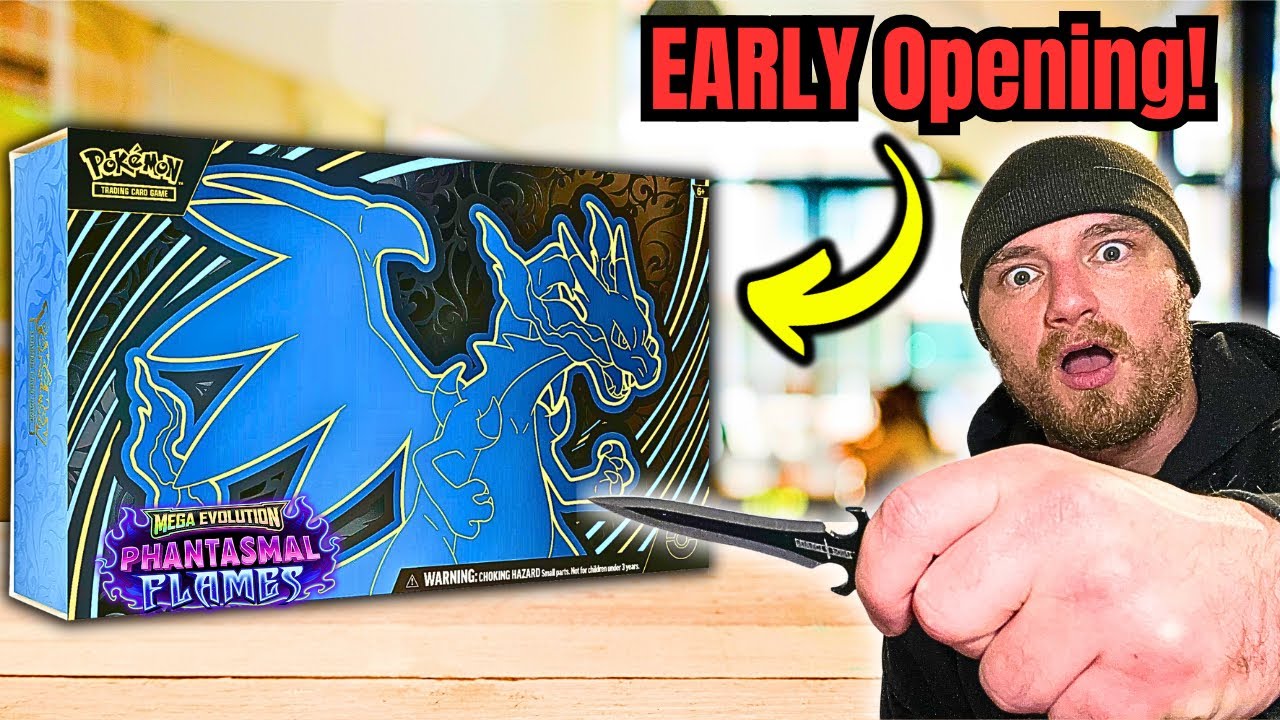 Открытие коробки РАННЕЙ коллекции Phantasmal Flames Mega Charizard X EX Ultra Premium!