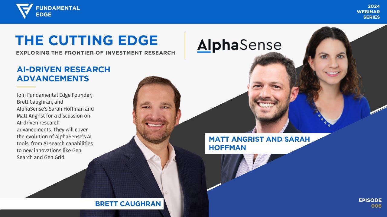 AI-Driven Research Advancements: How AlphaSense is Transforming the Investment Process