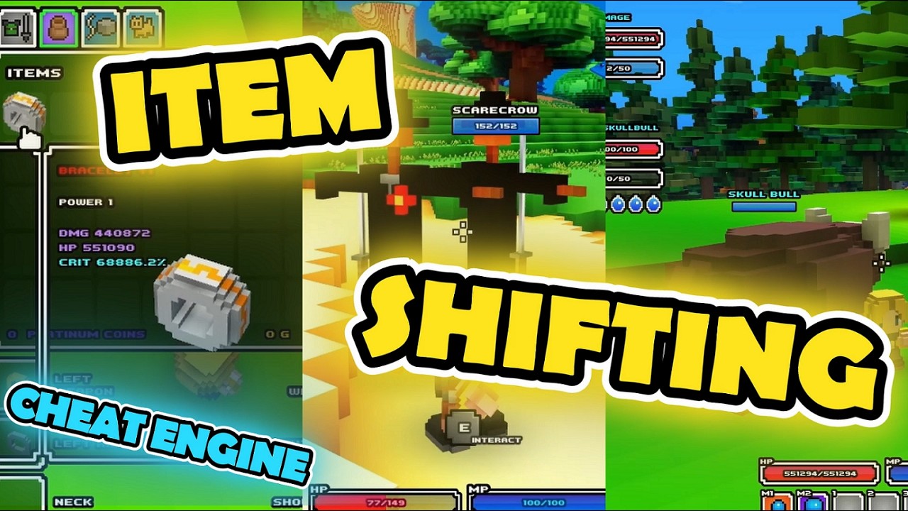Cube World - Item Changing With Cheat Engine